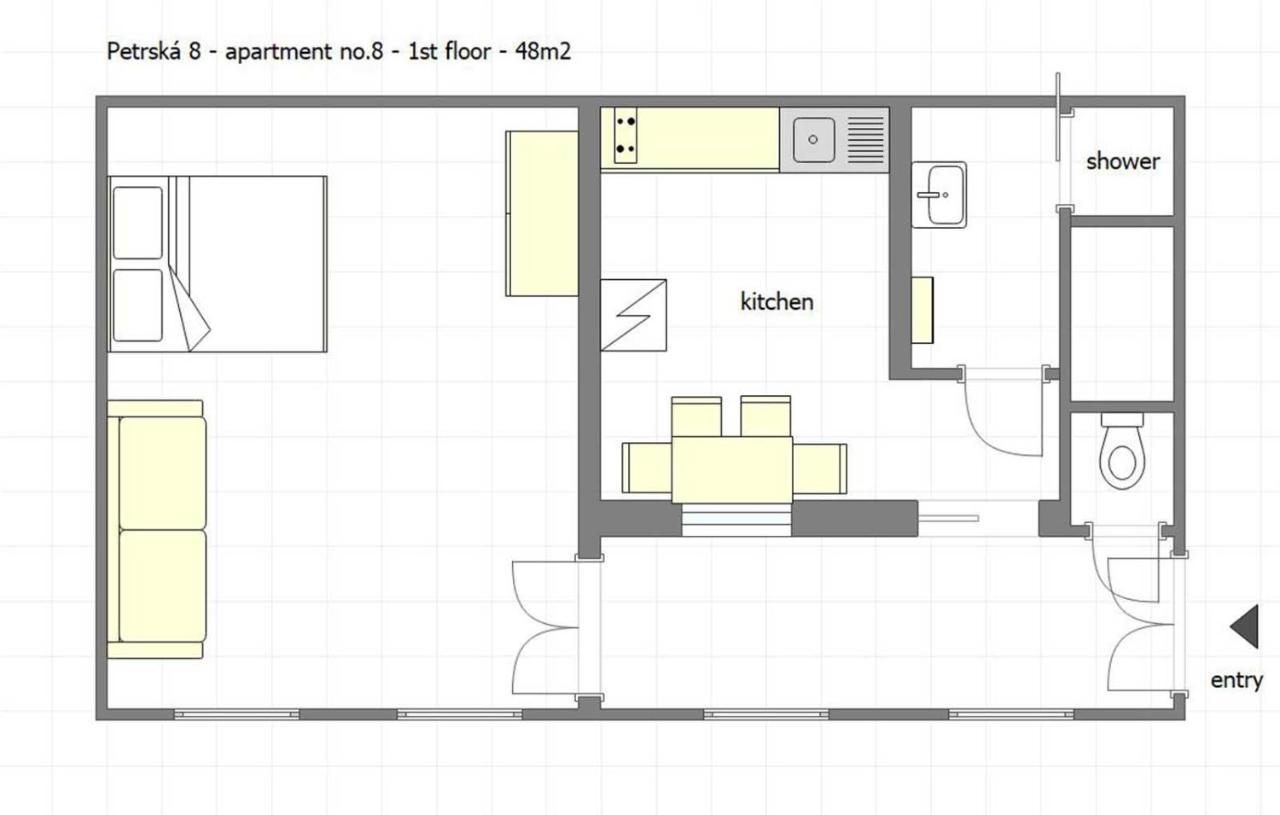 Peter'S Tower Apartments ปราก ภายนอก รูปภาพ