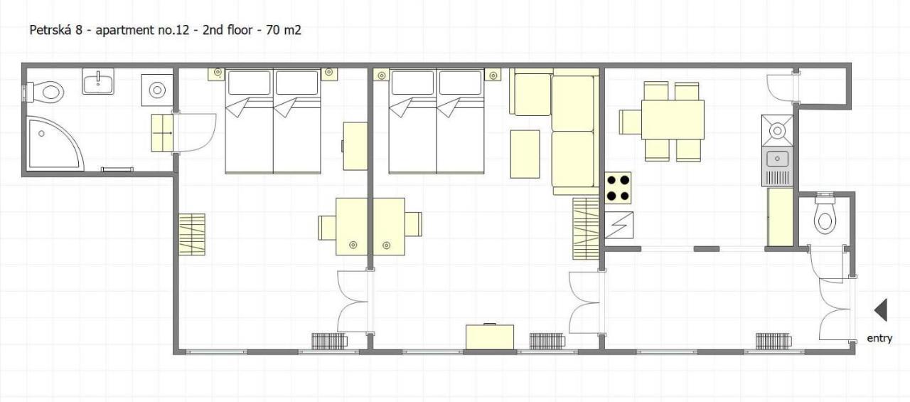 Peter'S Tower Apartments ปราก ภายนอก รูปภาพ